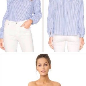Rag and bone stripe cotton top